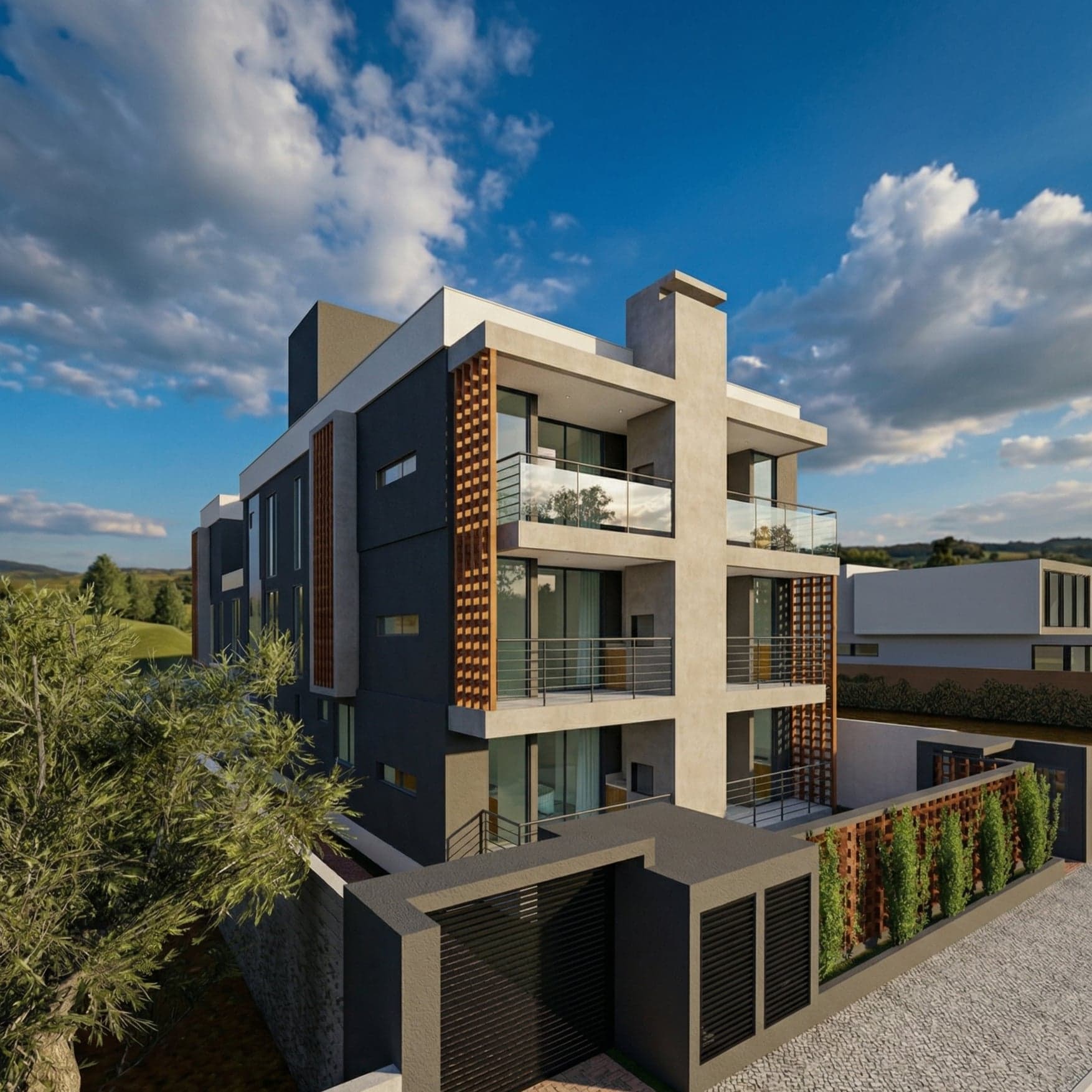 Fachada do Residencial Pérola — apartamento no Bom Retiro em Joinville
